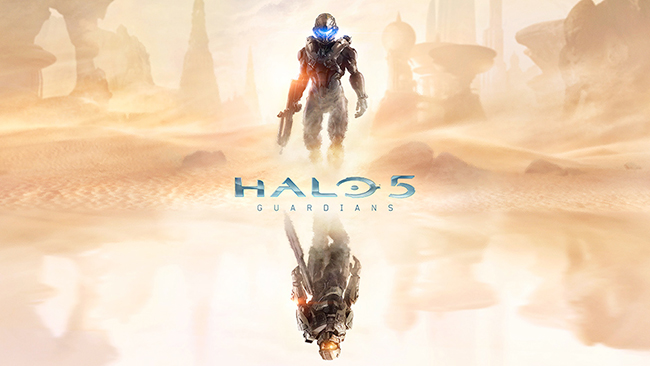 Halo 5 art featuring Master Chief and Spartan Locke