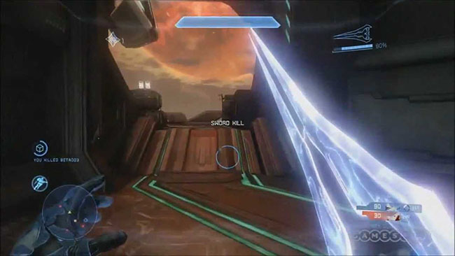 Halo 4 Energy Sword gameplay