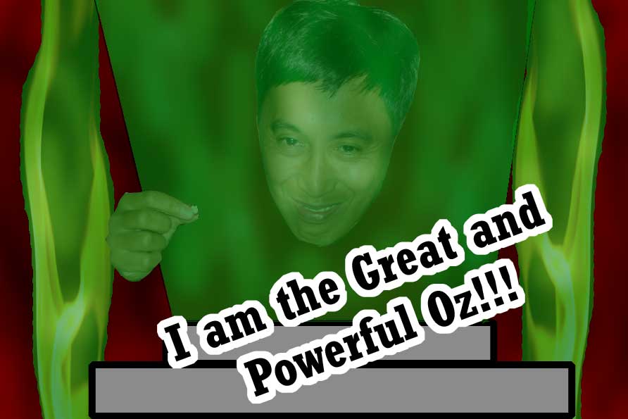 The Great and powerful Oz!!