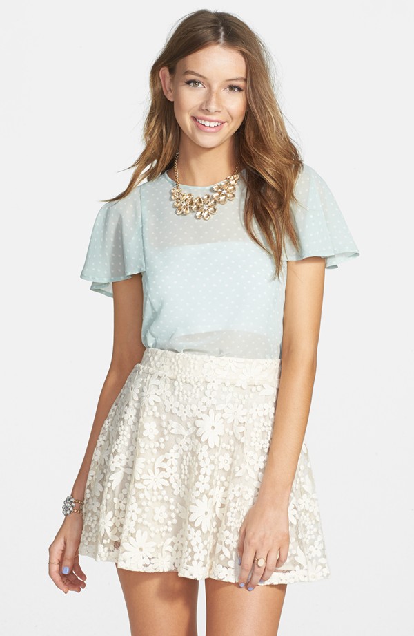 Lace Skater Skirt