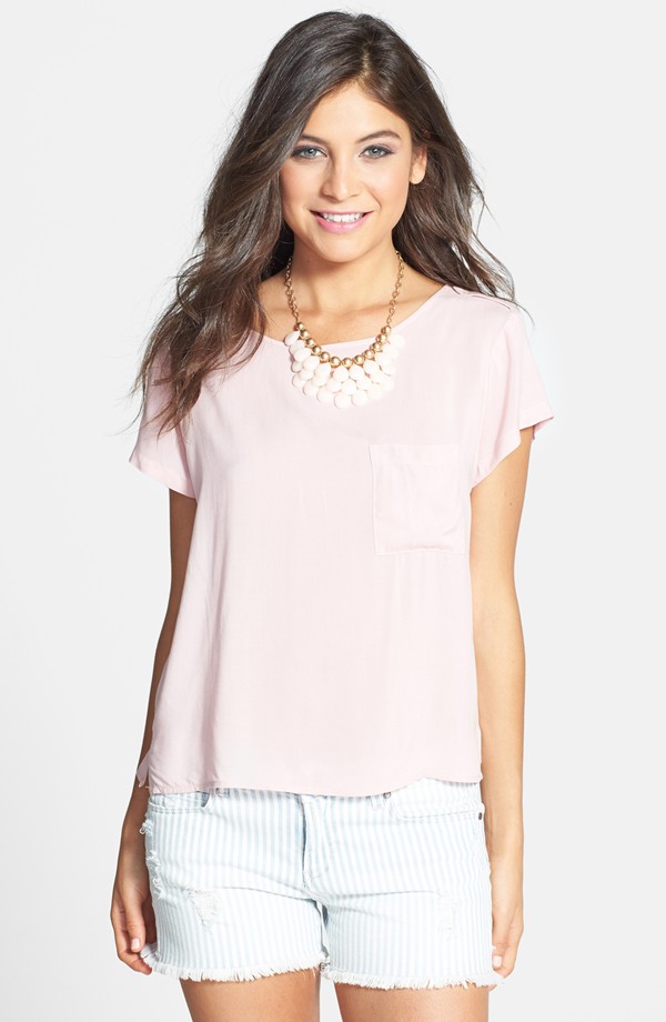 Light pink tee shirt