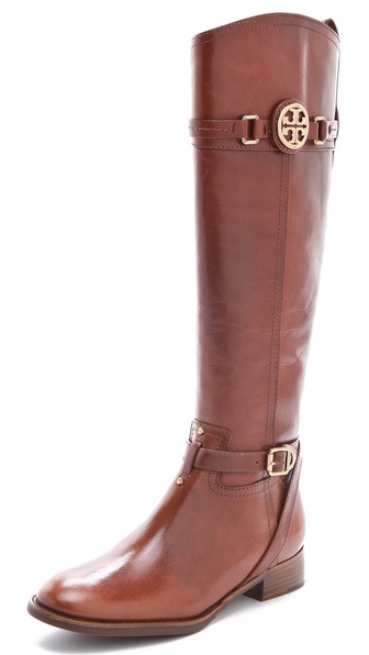 Tory Burch Brown Leather Boots