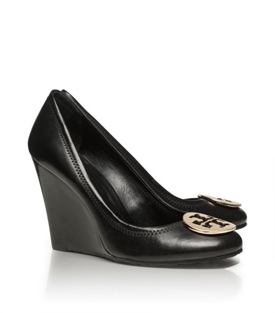 Tory Burch Black Wedge