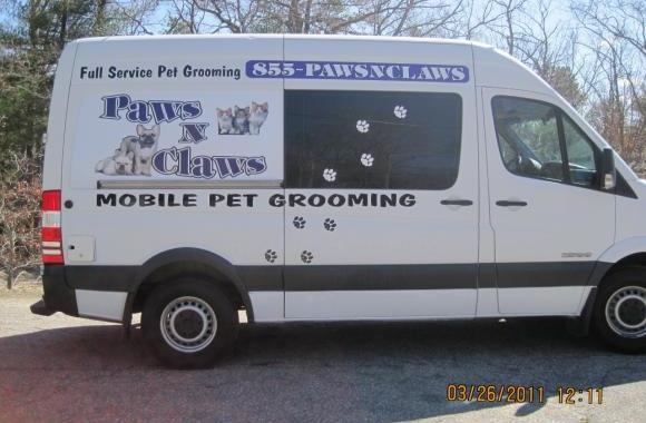 Mobile grooming van